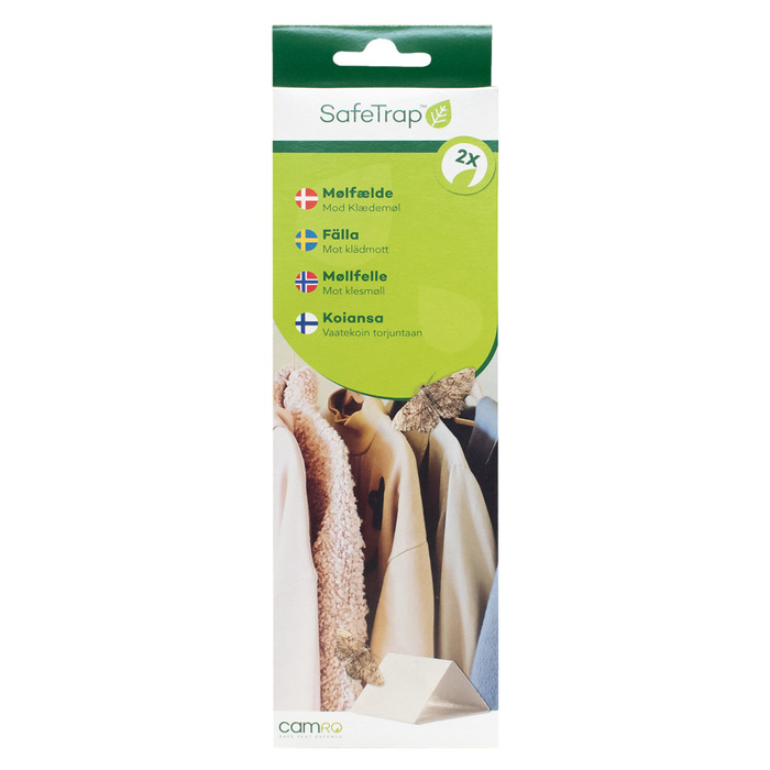 SafeTrap klesmøllfelle - 2 stk.